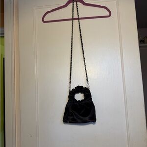 Marshalls Black Mini Bag with Chain Strap